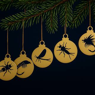 Adventskugeln im Fliegen-Design &ndash; 5er-Set