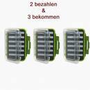 Fliegenbox Large -doppelseitig- grn 3er Set zum Preis von 2
