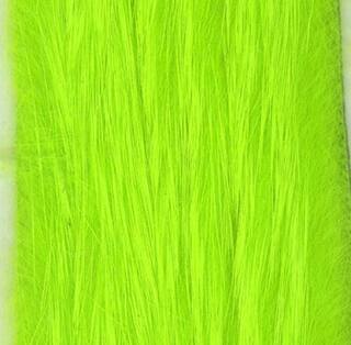 Kaninchenfellstreifen Lngs fluo.chartreuse