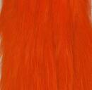 Kaninchenfellstreifen Quergeschnitten orange