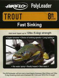 Airflo Polyleader - TROUT 5,4 kg - 8ft. - 2,4 m Fast Sinking