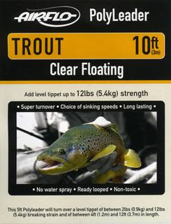 Airflo Polyleader - TROUT 5,4 kg - 10ft. - 3 m Floating