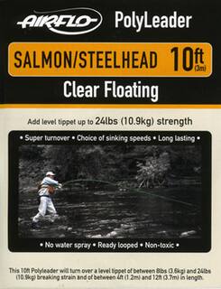 Airflo Polyleader - Salmon/Steelhead 10,9 kg -  10ft. - 3 m  Floating