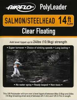 Airflo Polyleader - Salmon/Steelhead 10,9 kg -  14ft. - 4,2 m  Floating