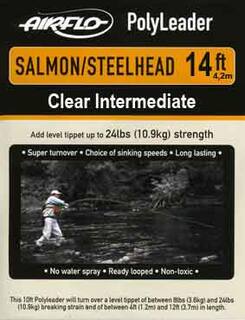 Airflo Polyleader - Salmon/Steelhead 10,9 kg -  14ft. - 4,2 m Intermediate