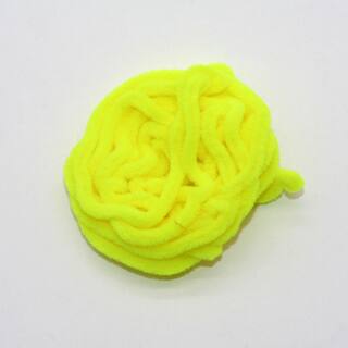Fluo-Chenille Mittel gelb