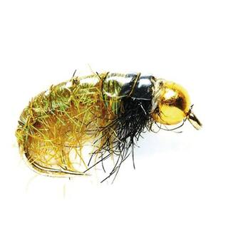 Glister Shrimp Olive - Tungsten Nymphe