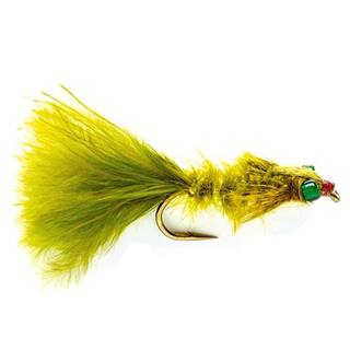 Damsel Marabou olive - Goldkopf Nymphe