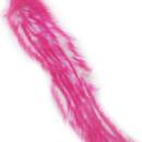 Kaninchenfellstreifen  wei/pink 2-TONE