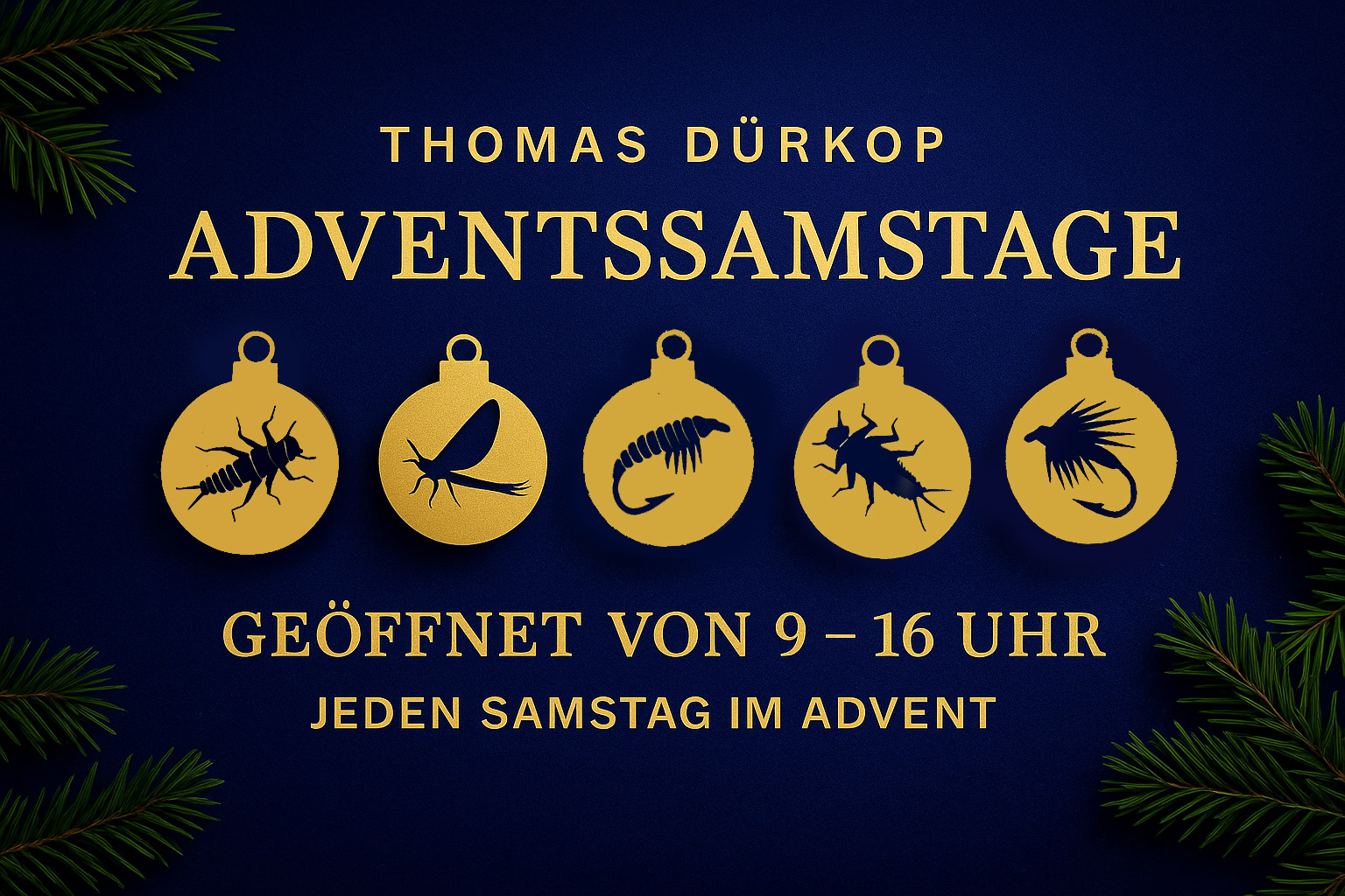 Adventssamstage bei Thomas Dürkop – geöffnet von 9 bis 16 Uhr
