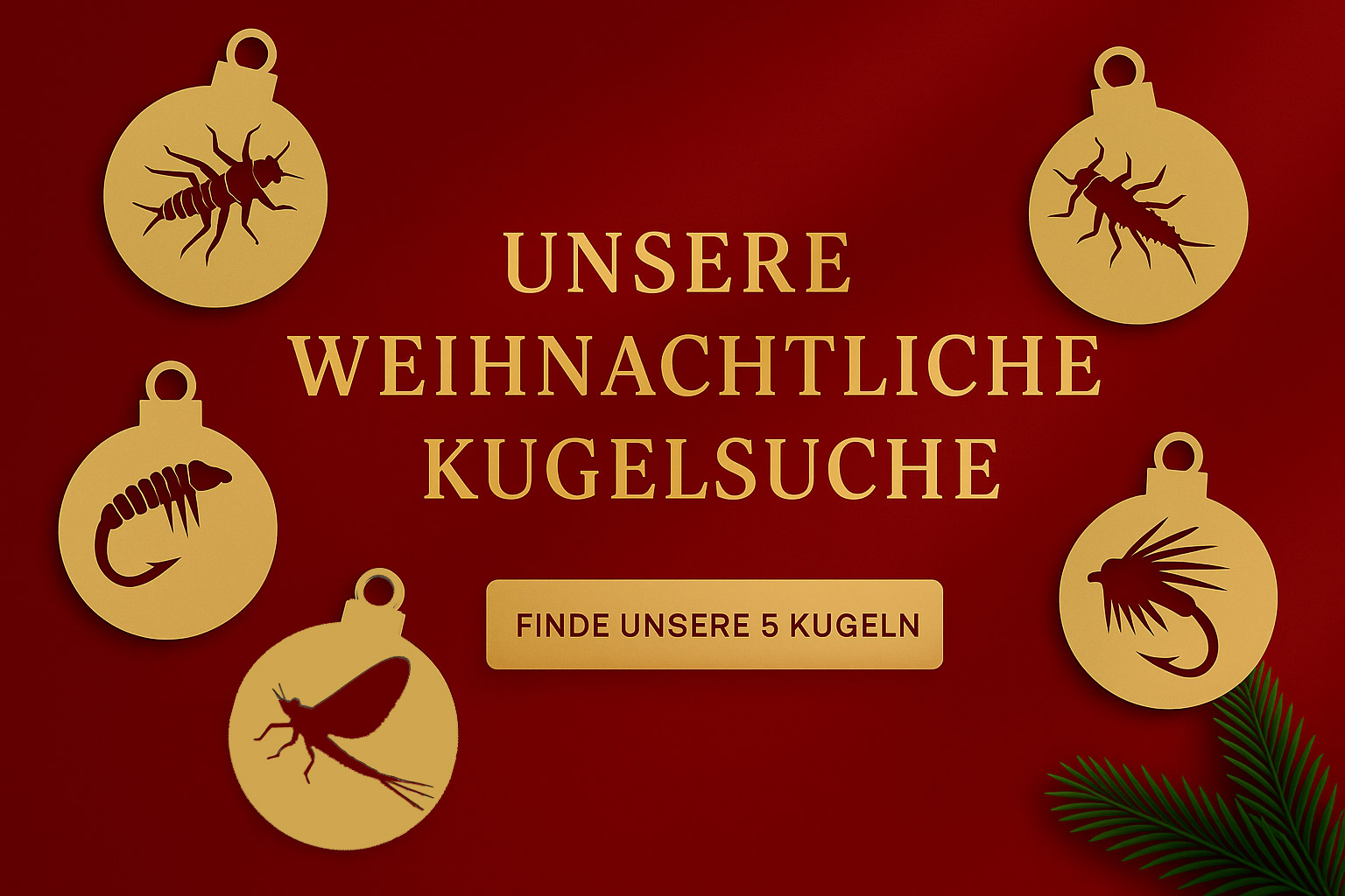Weihnachtliche Kugelsuche bei Thomas Drkop  finde unsere 5 Weihnachtskugeln im Shop