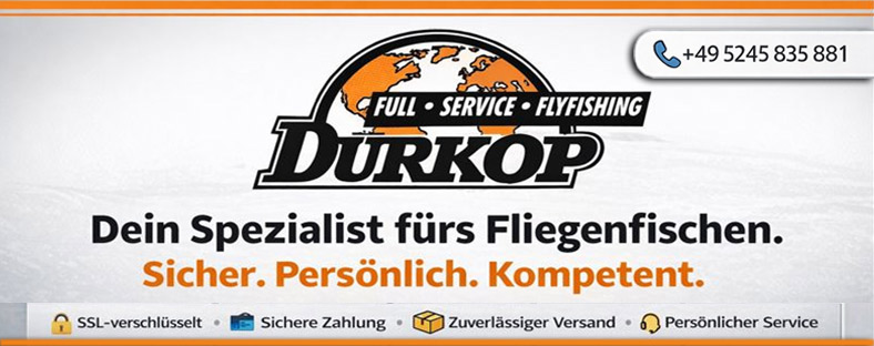 Gratis Versand, PayPal, Trusted Shop, Hotline � Vorteile im Fliegenfischen-Shop Thomas D�rkop